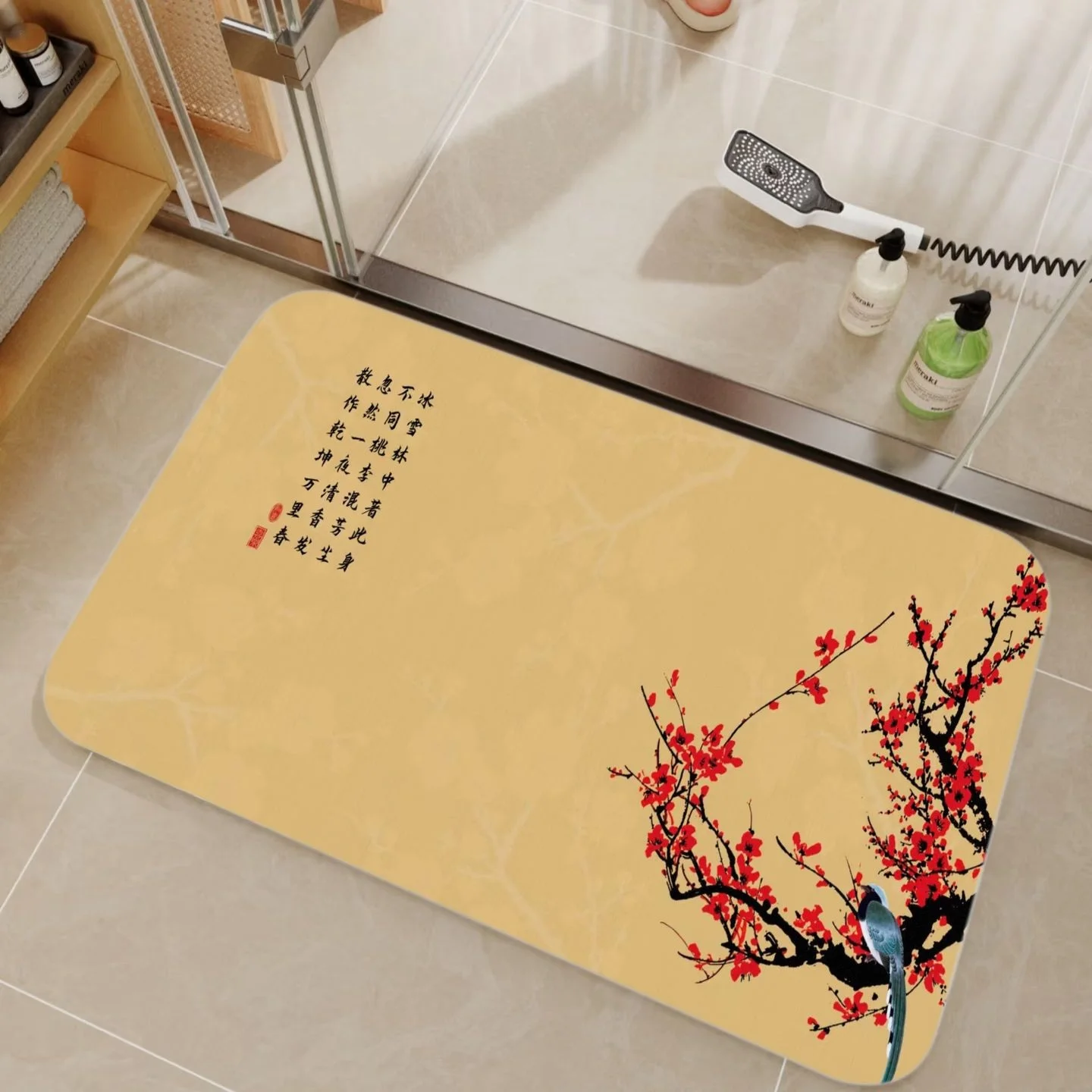 Tappetino da doccia in fango d - Bamboo Bath Mat recensione e prezzo